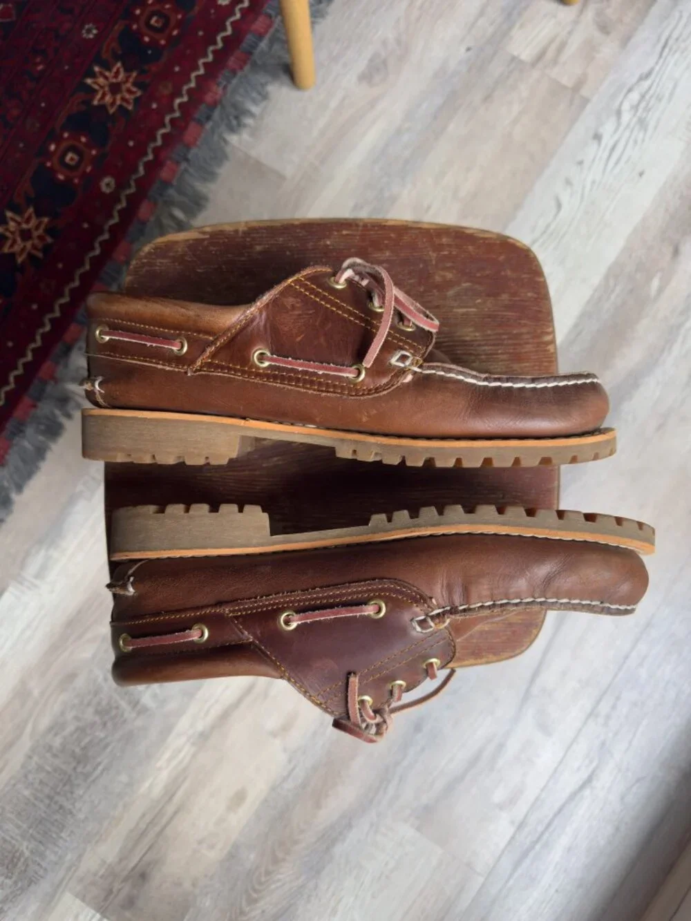 Timberland 3-Eyed Lug Boat shoes Mens 10.5